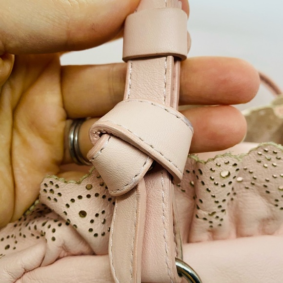 Roberta Gandolphi Italian Leather Purse Pastel pink - Picture 4 of 12